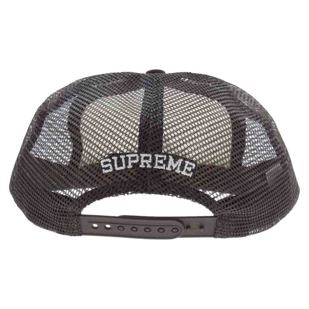 Supreme シュプリーム 22AW Pin Up Mesh Back 5-Panel ピンナップ ガール 刺繍 メッシュ 5パネル キャップ ブラウン系【美品】【中古】
