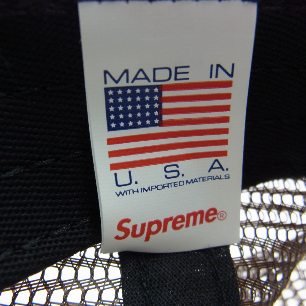Supreme シュプリーム 22AW Pin Up Mesh Back 5-Panel ピンナップ ガール 刺繍 メッシュ 5パネル キャップ ブラウン系【美品】【中古】