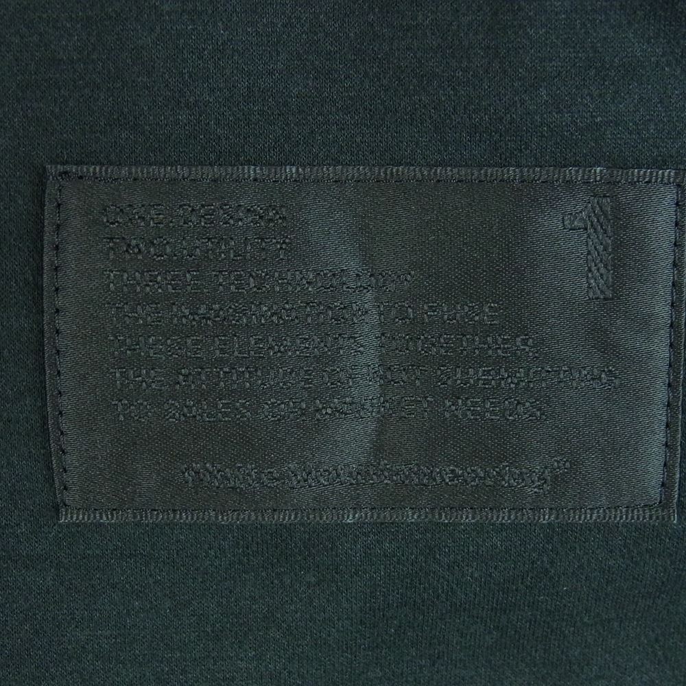 WHITE MOUNTAINEERING ホワイトマウンテニアリング BK2171206 2021SS TPS ZIPPED LAPEL JACKET ジップ ラペル ハイゲージ ジャケット ブラック系 1【中古】