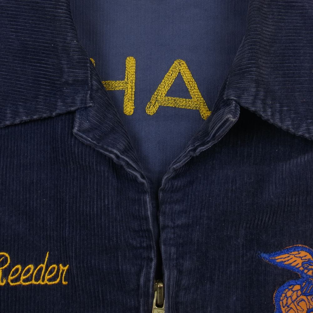 アメリカ国立農業学校 90s ファーマーズ コーデュロイ ジャケット パープル系 44【中古】