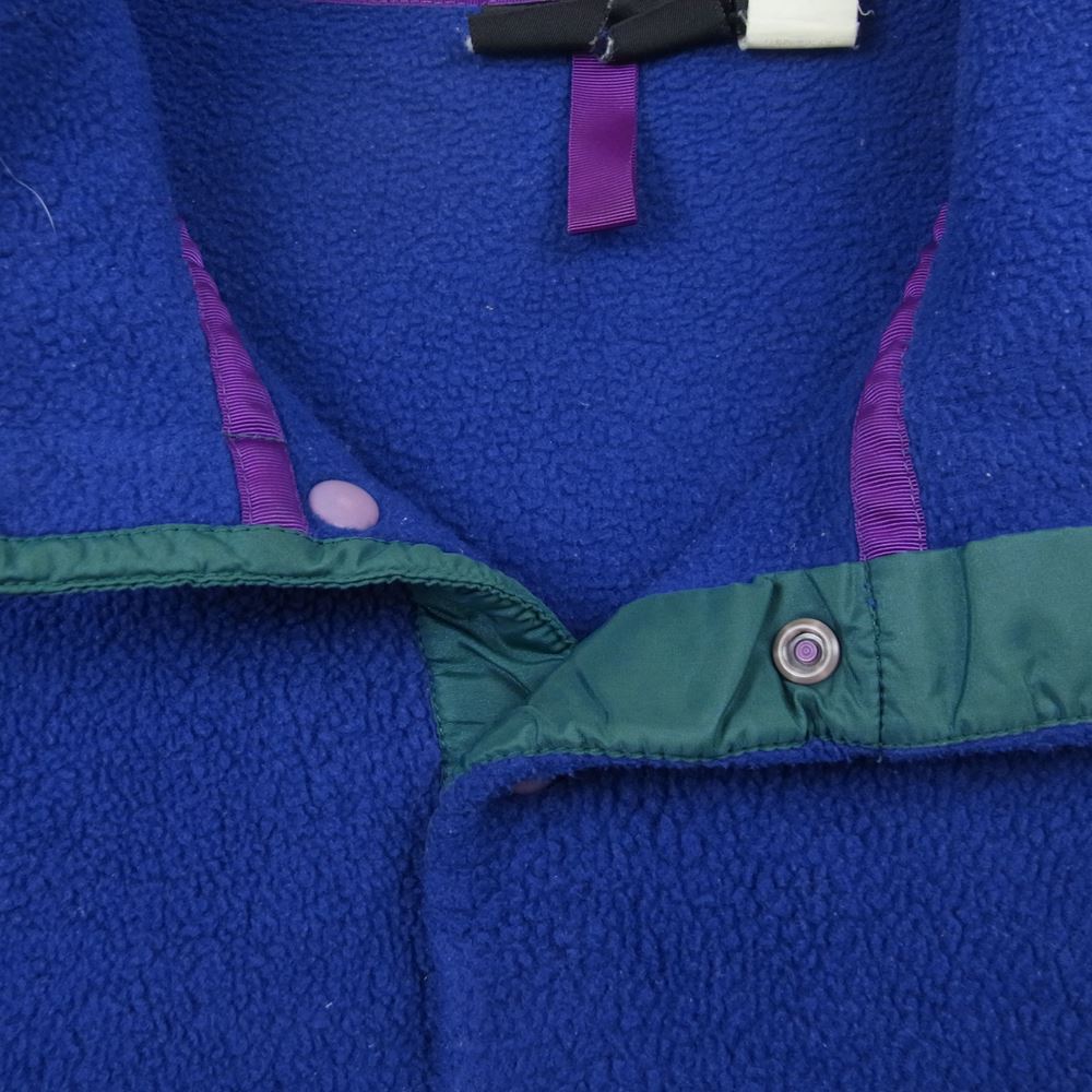 patagonia パタゴニア 25440 90年代 雪無しタグ スナップT フリース プルオーバ― ジャケット ブルー系 XL【中古】