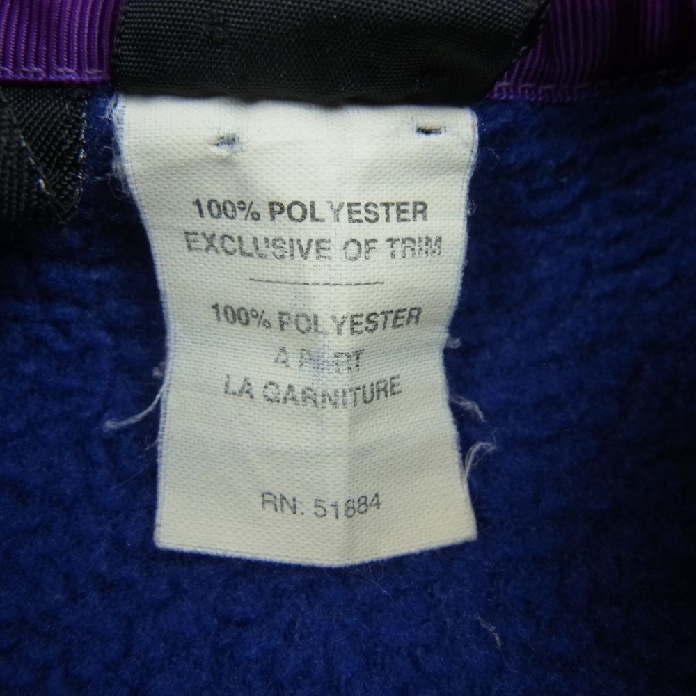 patagonia パタゴニア 25440 90年代 雪無しタグ スナップT フリース プルオーバ― ジャケット ブルー系 XL【中古】