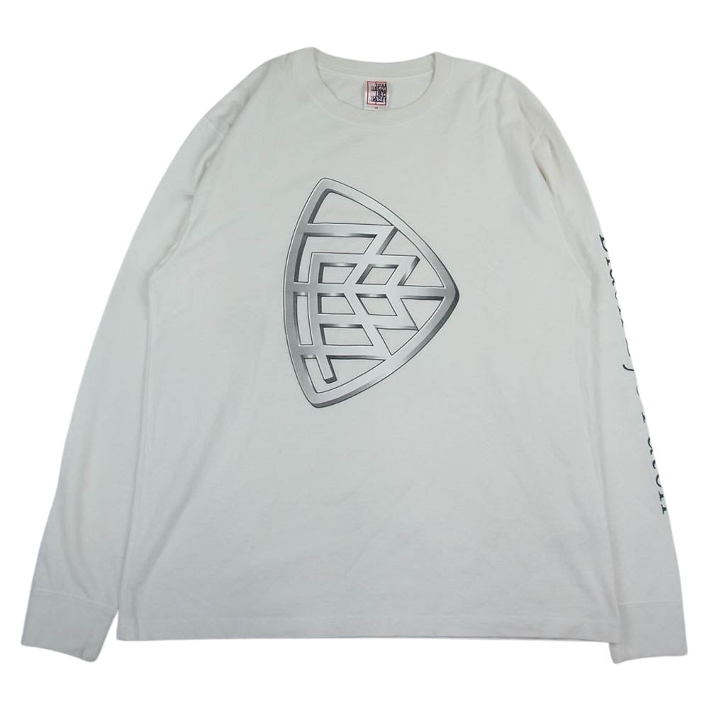 ブラックアイパッチ ロングスリーブカットソー 長袖 Tシャツ ホワイト系 M【中古】