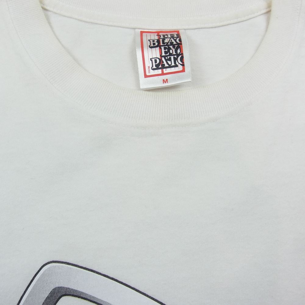 ブラックアイパッチ ロングスリーブカットソー 長袖 Tシャツ ホワイト系 M【中古】