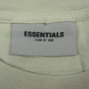 FEAR OF GOD フィアオブゴッド ESSENTIALS エッセンシャルズ ラバープリント ショートスリーブ カットソー 半袖 Tシャツ カーキ系 XL【中古】