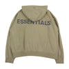 FEAR OF GOD フィアオブゴッド ESSENTIALS エッセンシャルズ リフレクティブ プリント スウェット パーカー ベージュ系 M【中古】