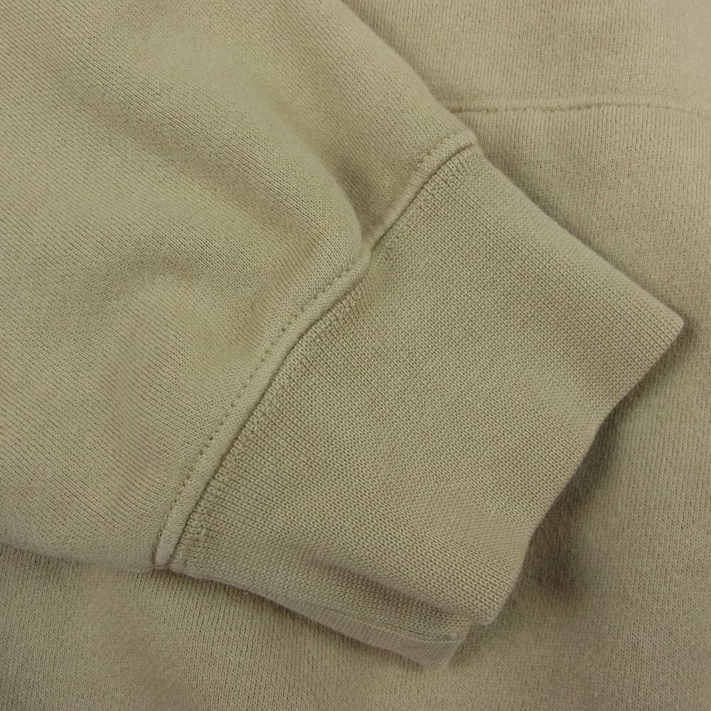 FEAR OF GOD フィアオブゴッド ESSENTIALS エッセンシャルズ リフレクティブ プリント スウェット パーカー ベージュ系 M【中古】