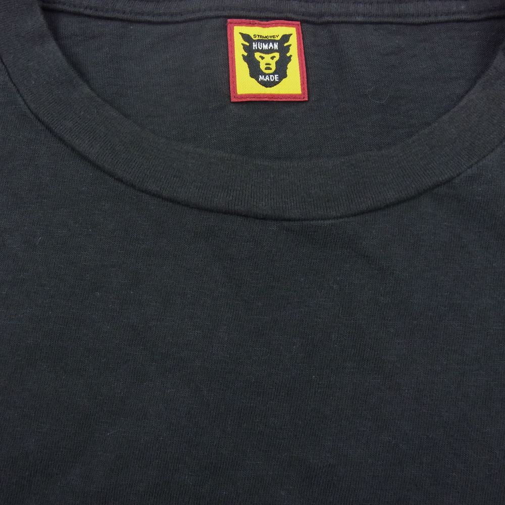 HUMAN MADE ヒューマンメイド TIGER L/S T-SHIRT ロングスリーブカットソー 長袖 Tシャツ ブラック系 XXL【中古】