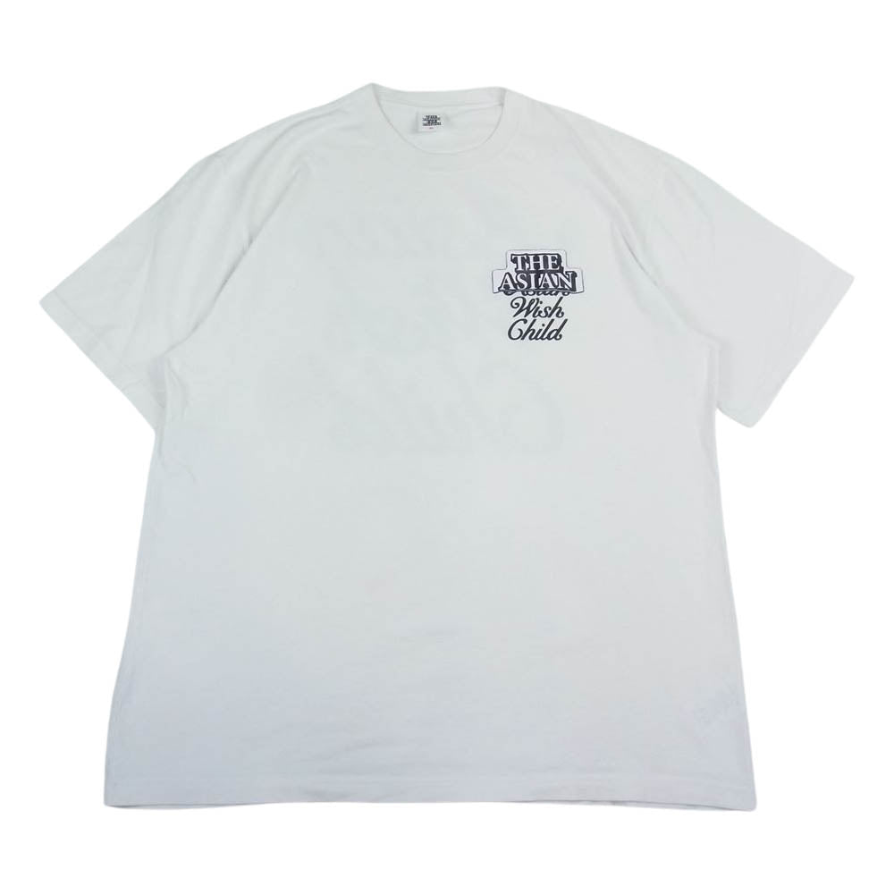 ブラックアイパッチ × Awich × VERDY The Asian wish child t shirt トリプルコラボ 半袖 Tシャツ ホワイト系 XL【中古】