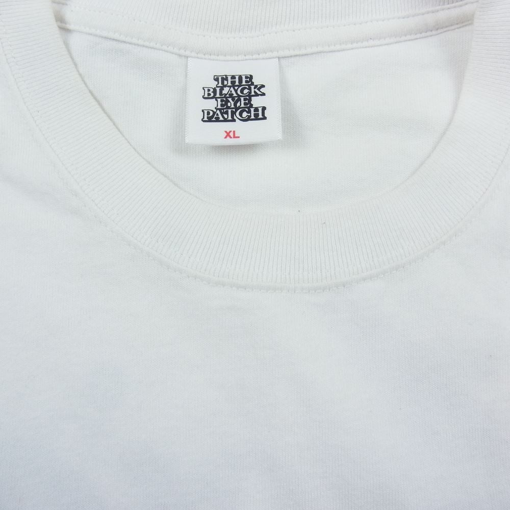 ブラックアイパッチ × Awich × VERDY The Asian wish child t shirt トリプルコラボ 半袖 Tシャツ ホワイト系 XL【中古】