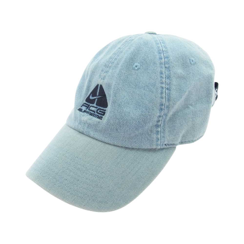 Supreme シュプリーム 22AW  DQ7832-469 × NIKE ナイキ ACG Denim 6-Panel CAP デニム キャップ インディゴブルー系【中古】