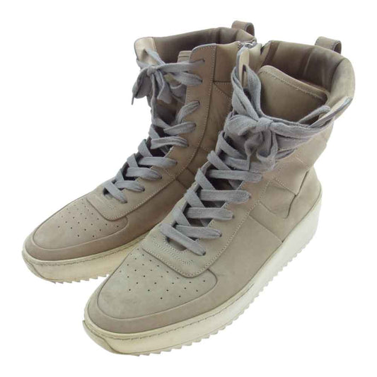 FEAR OF GOD フィアオブゴッド MILITARY SNEAKER ミリタリー ハイカット スニーカー 41【中古】