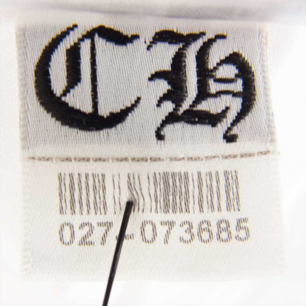 CHROME HEARTS クロムハーツ（原本無） Orange Cemetery Cross LS Tee オレンジ セメタリー クロス ロングスリーブ ロンT Tシャツ 長袖 ホワイト系 L【美品】【中古】