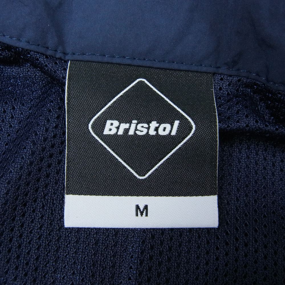 SOPH ソフ 19AW FCRB-192056  F.C.Real Bristol エフシーレアルブリストル BIG EMBLEM STAND COLLAR BLOUSON ナイロン ジャケット  ネイビー系 M【新古品】【未使用】【中古】