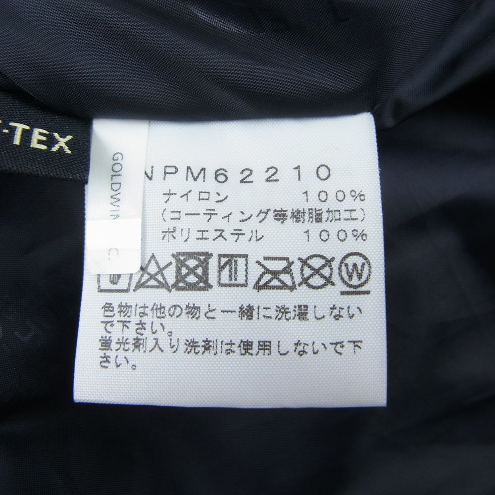 THE NORTH FACE ノースフェイス 22AW  NPM62210  STORAGE JACKET ストレージ ジャケット マウンテンジャケット ゴアテックス K ブラック  ブラック系 L【新古品】【未使用】【中古】