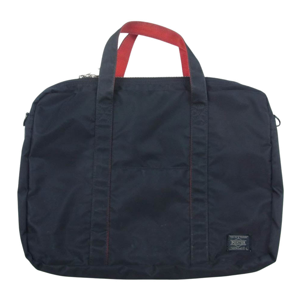 PORTER ポーター 383-09794 エルファイン ブリーフケース ハンド バッグ ブラック系【中古】