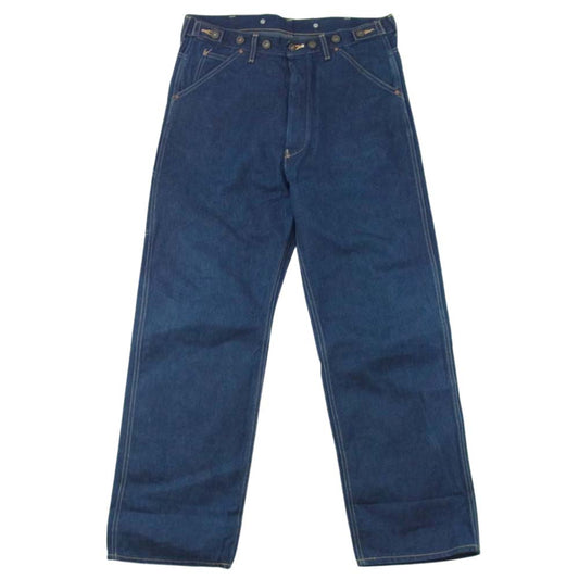 レショップ LB0090 × Lee L'ECHOPPE別注 LOGGER PANTS ロガー パンツ デニム インディゴブルー系 34【中古】