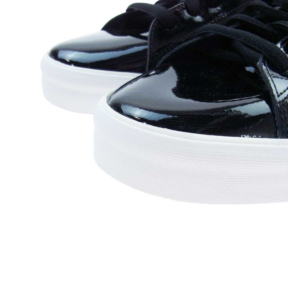 adidas アディダス B24541 STAN SMITH スタンスミス バルカナイズド エナメル スニーカー ブラック系 26.5cm【極上美品】【中古】