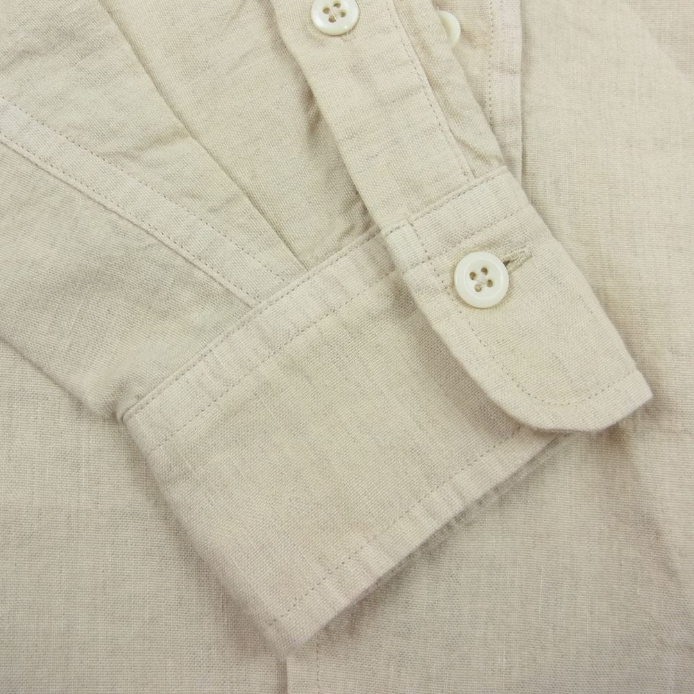 マーティーアンドサンズ 23SS MT3103-0604B 強撚 LINEN OXFORD WORK