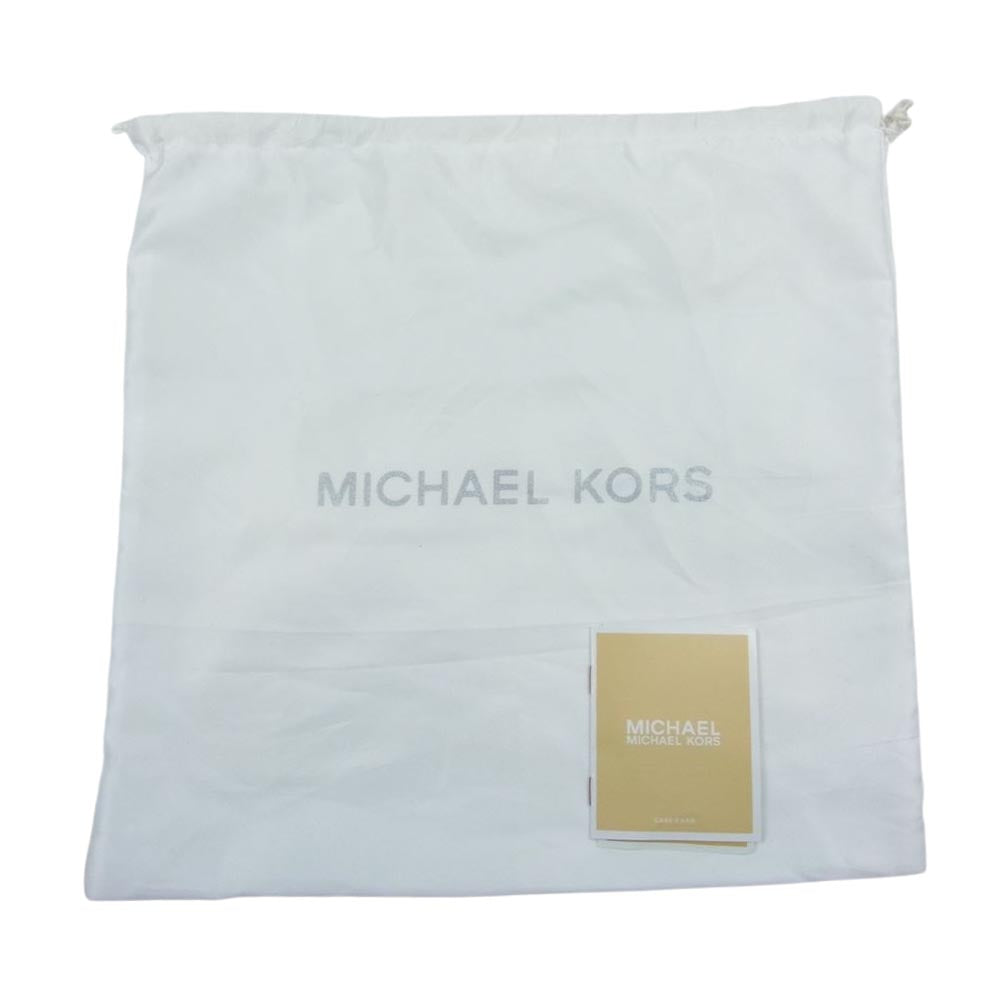 Michael Kors マイケルコース シグネチャー チェーン ショルダー バッグ MK ロゴ ライトブラウン系【中古】