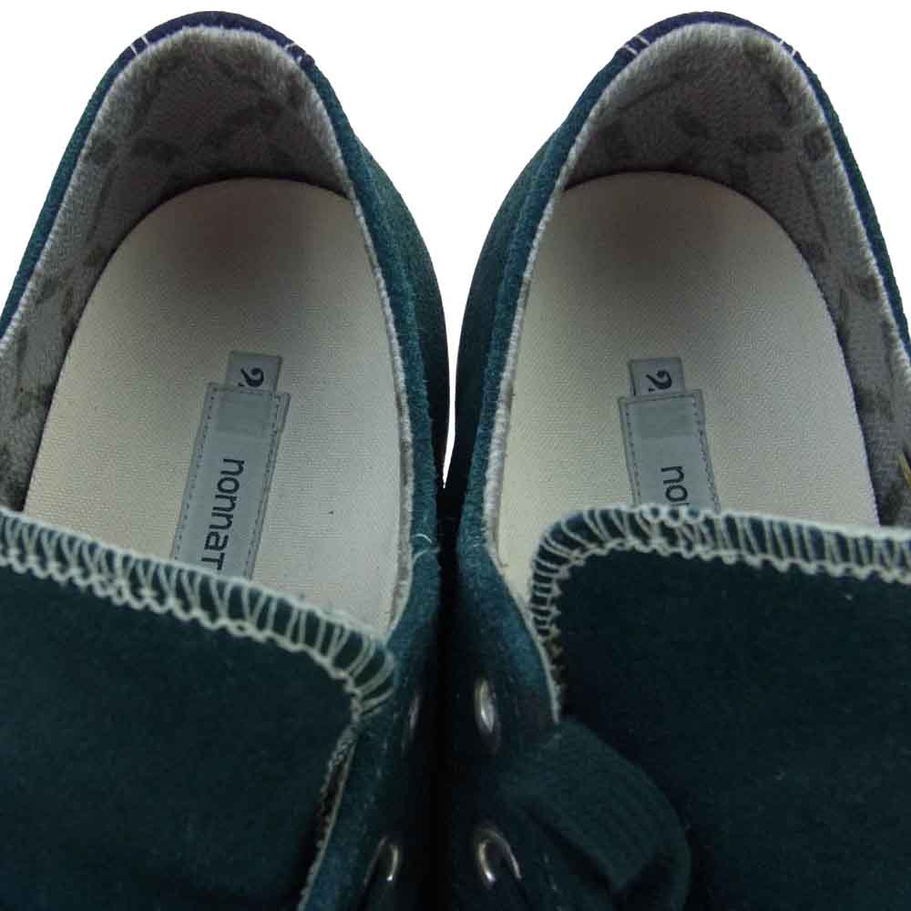 nonnative ノンネイティブ NN-F2102 ローカット スニーカー グリーン系 27.5cm【中古】