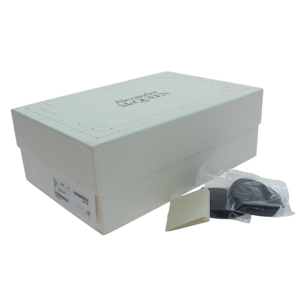 Alexander McQueen アレキサンダーマックイーン 604232WHX981041 OVERSIZED LARRY SNEAKER オーバーサイズ ラリー クリアソール ローカット レースアップ スニーカー ブラック系 EU40【新古品】【未使用】【中古】