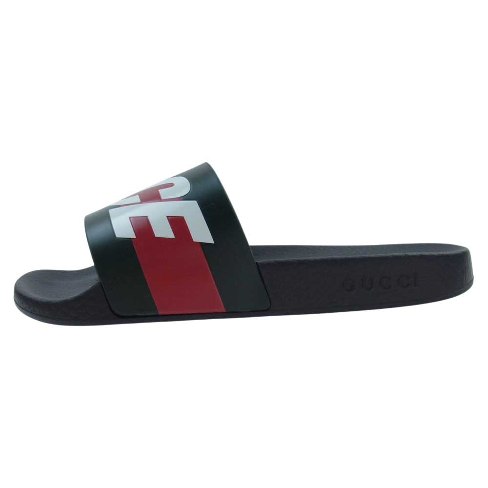 GUCCI グッチ 723353 9AAAF 8818 × Palace パレス Logo Web Slide Sandal ロゴウェブ スライド サンダル 7【新古品】【未使用】【中古】