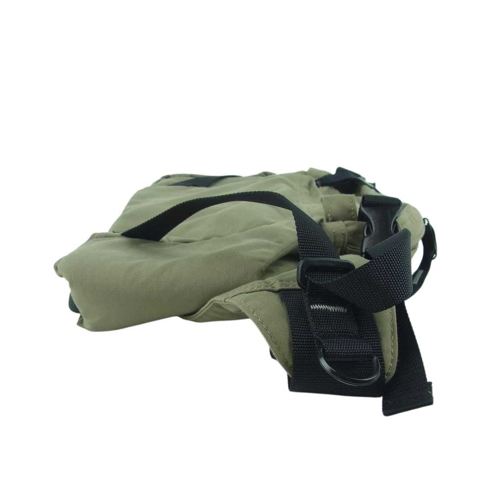 PORTER ポーター ウエストバッグ ボディバッグ ボトルホルダー付 バッグ グレイッシュライトカーキ系【中古】