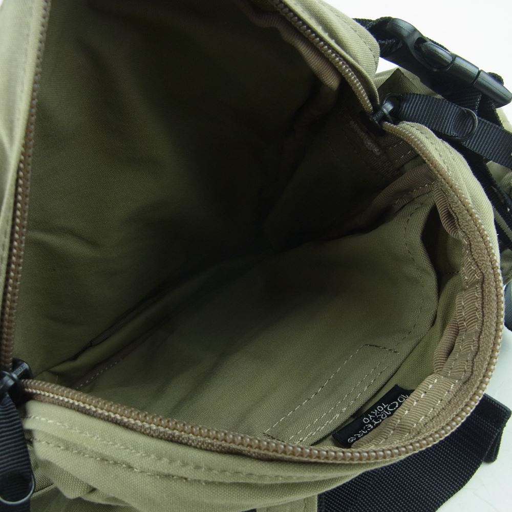 PORTER ポーター ウエストバッグ ボディバッグ ボトルホルダー付 バッグ グレイッシュライトカーキ系【中古】