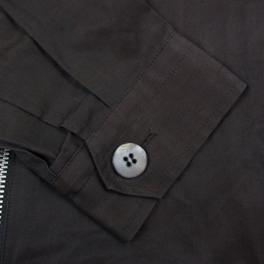 DRIES VAN NOTEN ドリスヴァンノッテン コットン ジップアップ ジャケット ブルゾン ブラウン系 48【中古】