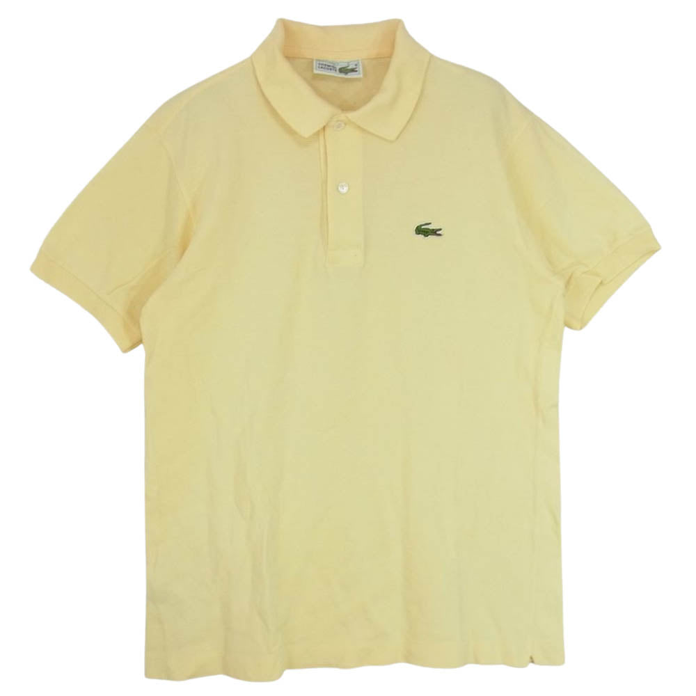 LACOSTE ラコステ フランス製 ポロシャツ イエロー系 3【中古】