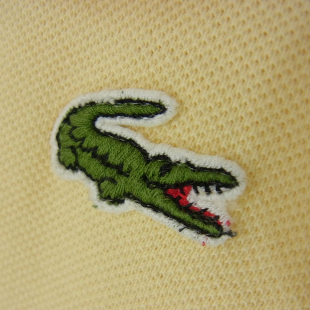 LACOSTE ラコステ フランス製 ポロシャツ イエロー系 3【中古】