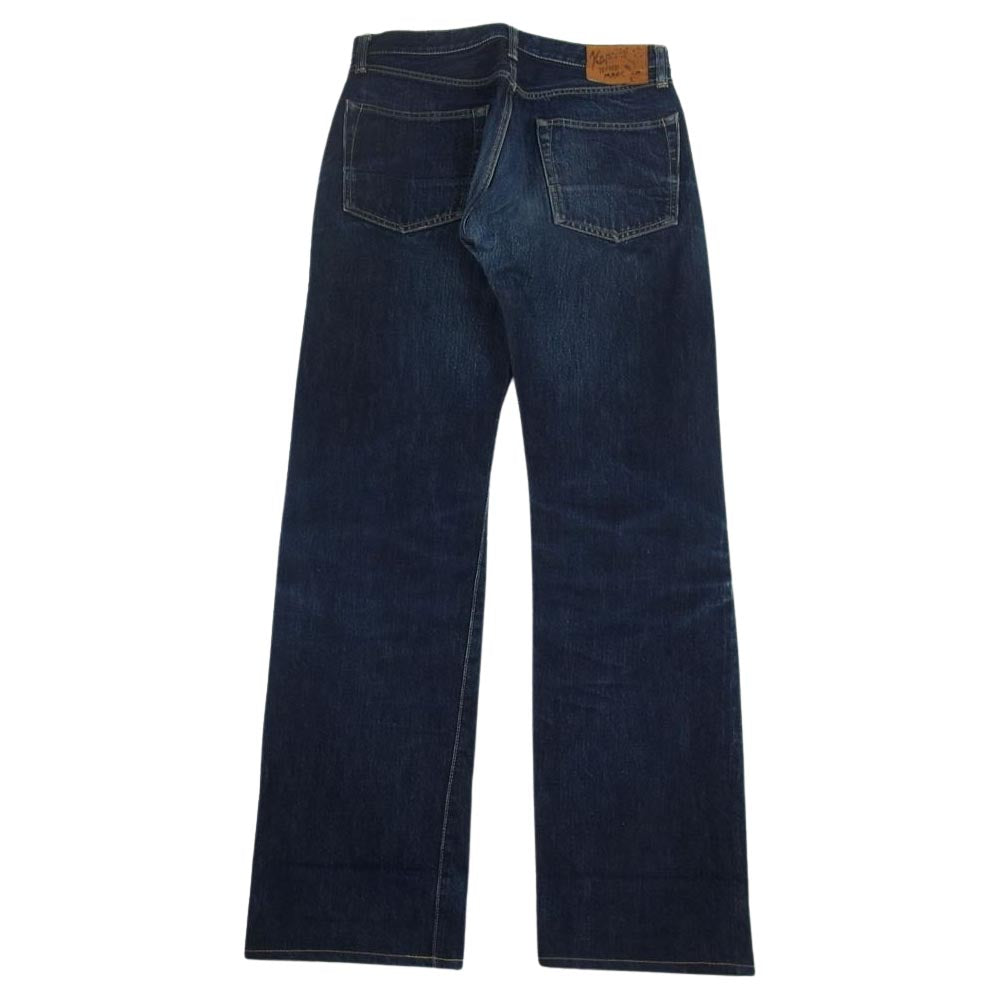 キャピタル  ボタンフライ ストレート デニム パンツ インディゴブルー系 32【中古】