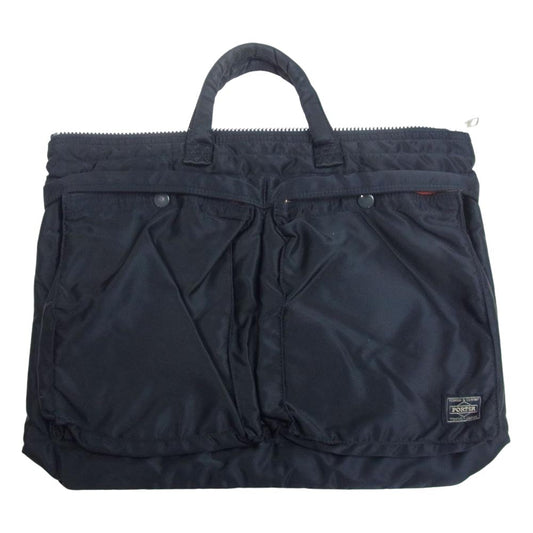 PORTER ポーター TANKER BRIEFCASE ポーター タンカー ブリーフケース ハンドバッグ ビジネスバッグ 吉田カバン ブラック系【中古】