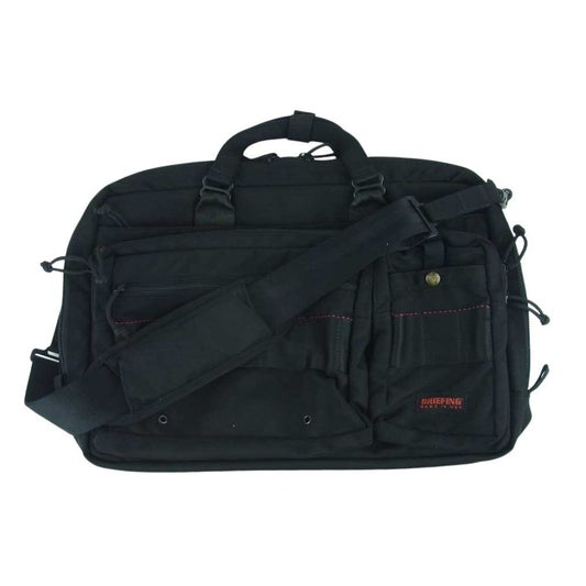 BRIEFING ブリーフィング A4 LINER A4ライナー 2WAY ブリーフケース カバン ビジネス ショルダー バッグ ブラック系【中古】
