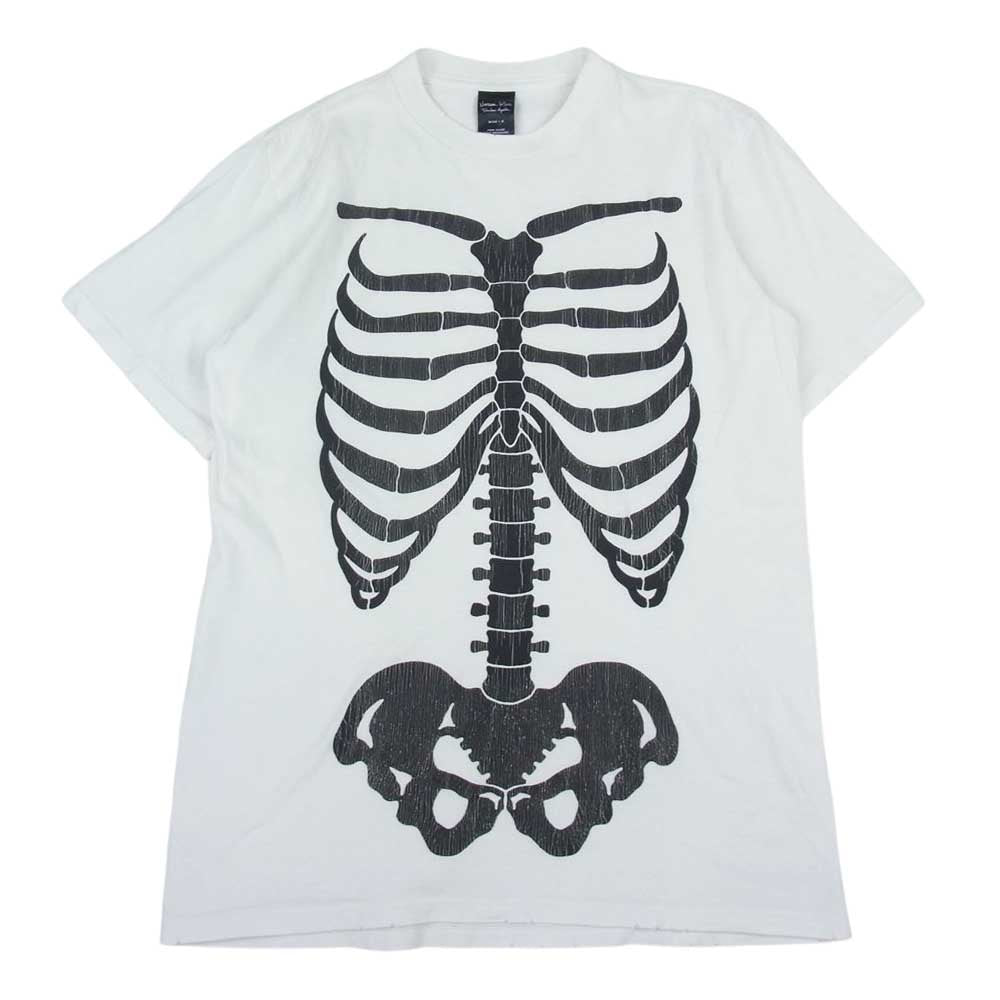 NUMBER(N)INE ナンバーナイン 04SS Archive ドリーム期 SKELTON BONES TEE スカルボーン カットソー Tシャツ ホワイト系 2【中古】