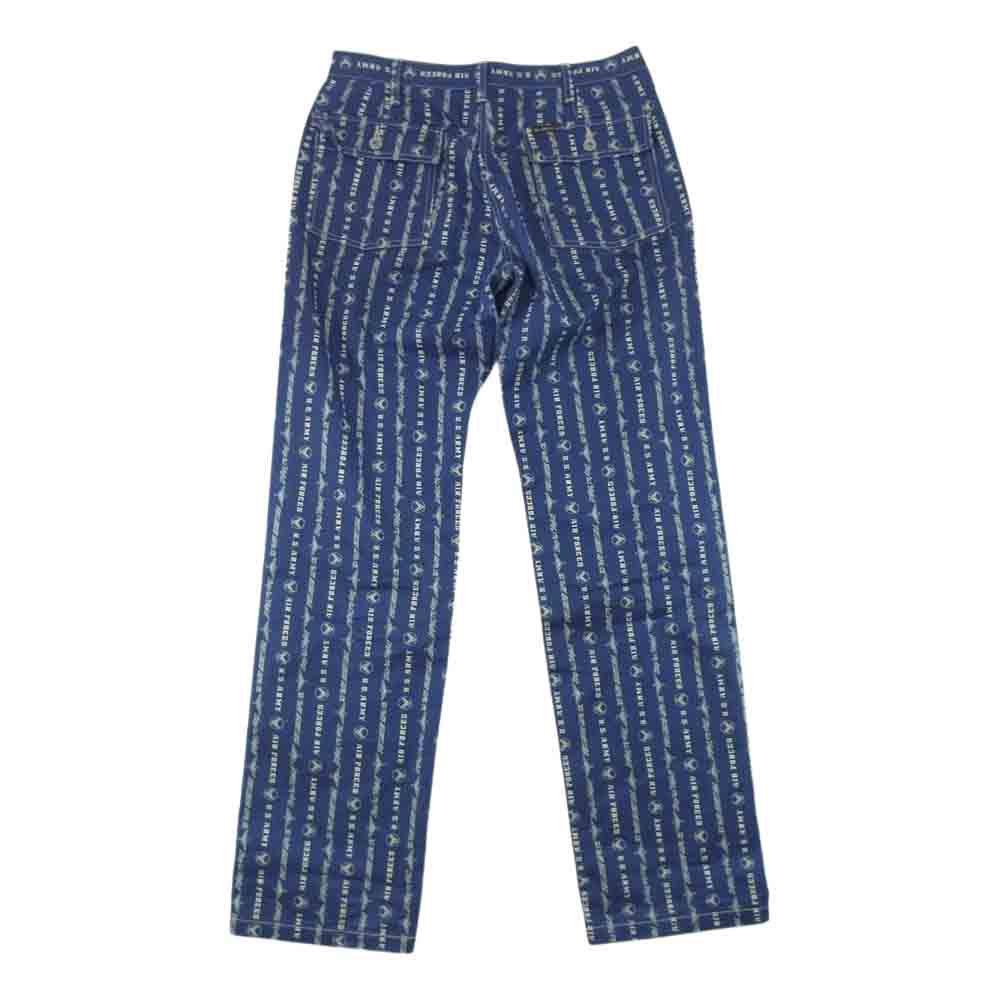 TOY'S McCOY トイズマッコイ 総柄 ベイカー パンツ ネイビー系 32【中古】