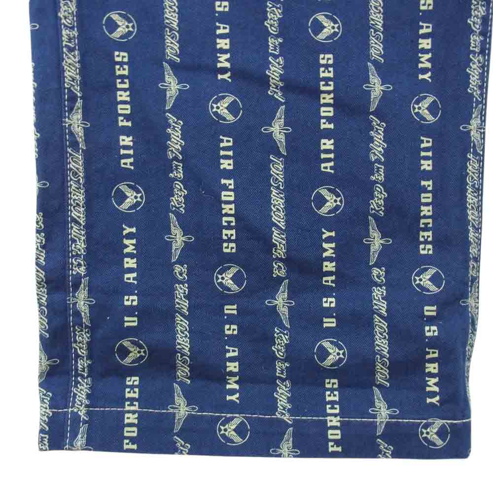 TOY'S McCOY トイズマッコイ 総柄 ベイカー パンツ ネイビー系 32【中古】