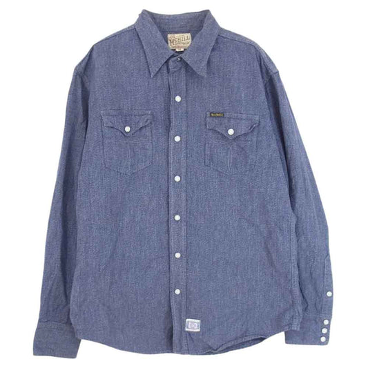 TOY'S McCOY トイズマッコイ BECK ベック ウエスタン シャツ ブルー系 16【中古】