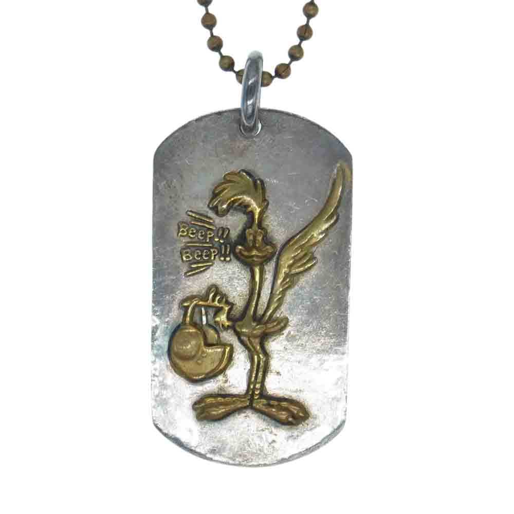TOY'S McCOY トイズマッコイ DOG TAG ROAD RUNNER ドッグタグ ロードランナー シルバー【中古】