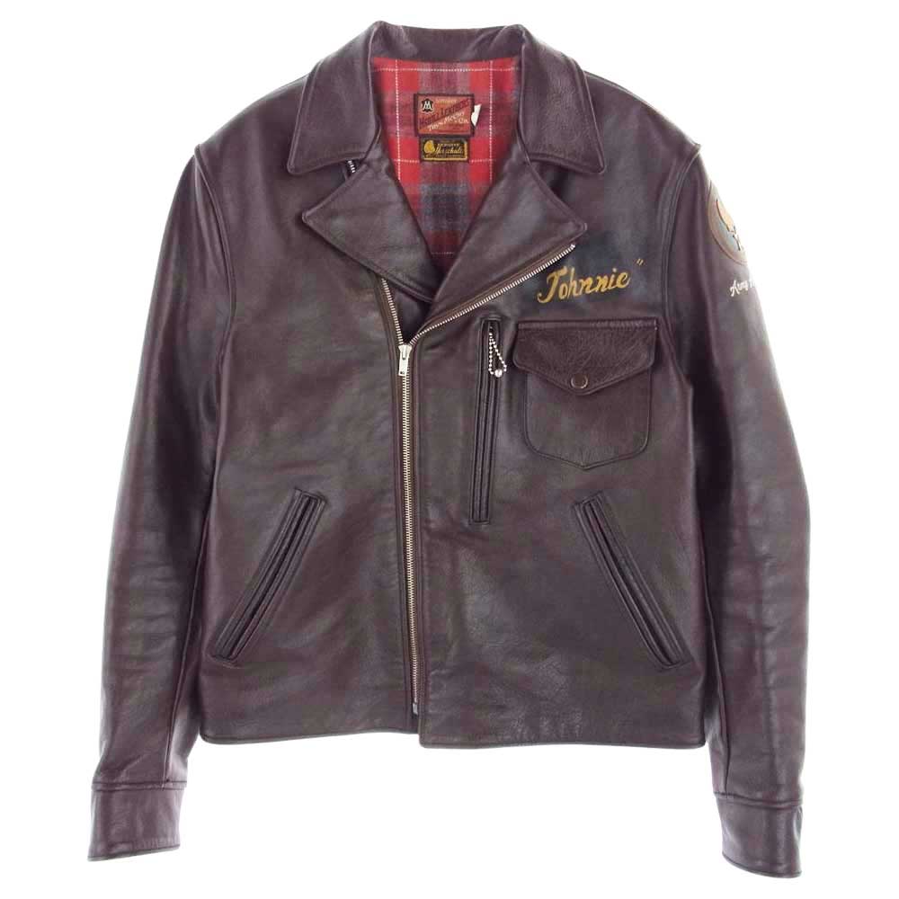 TOY'S McCOY トイズマッコイ MCHILL LEATHERS 30s LEATHER JACKET ARMY AIR FORCES VER JOHNNIE マックヒル ホースハイド アヴィエイター スタイル レザー ジャケット ブラウン系 38【中古】