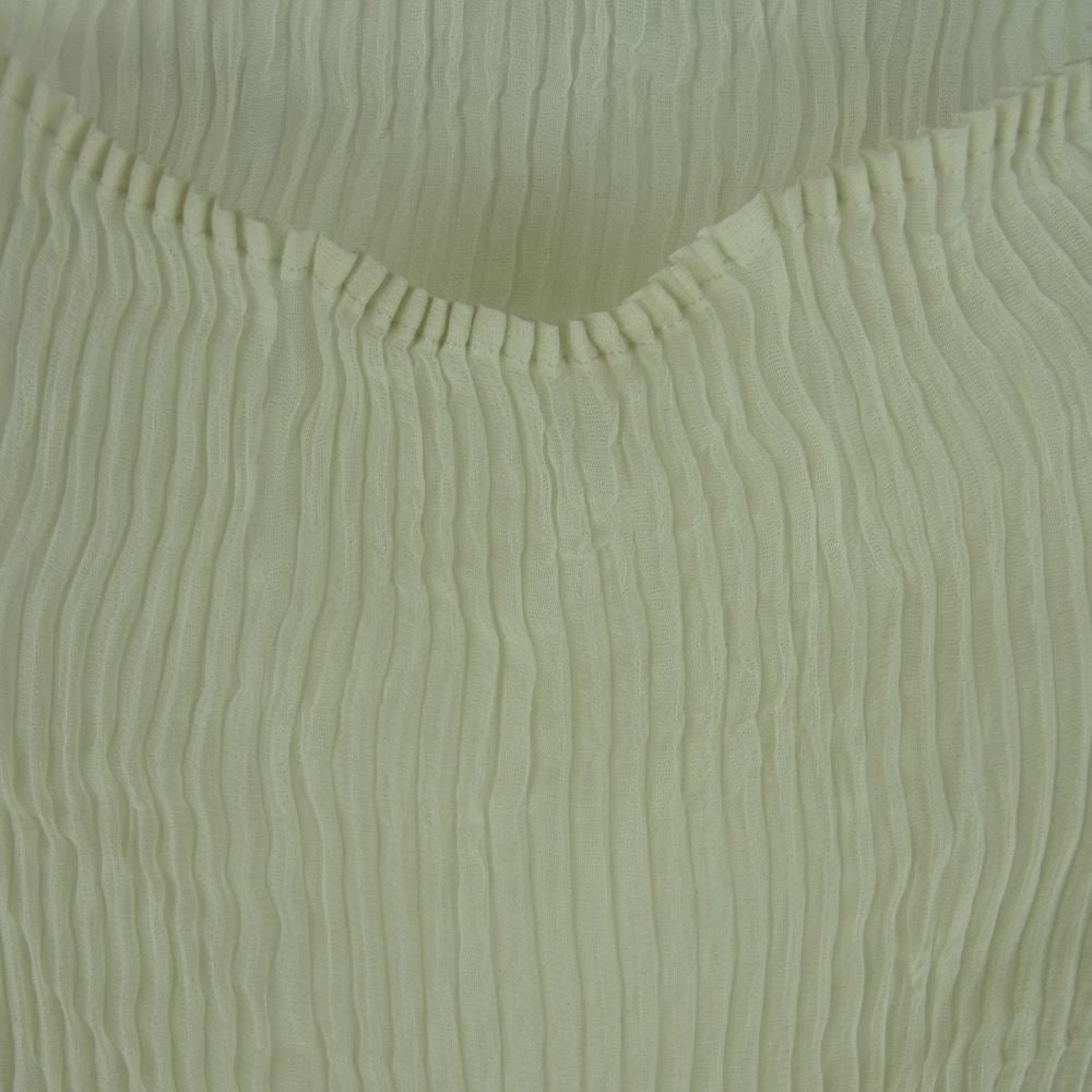 ISSEY MIYAKE イッセイミヤケ 23SS IM31-FJ416-03 CHIFFON TWIST 3 TOP プリーツ加工 シフォン ツイスト トップ カットソー ベージュ系 2【極上美品】【中古】