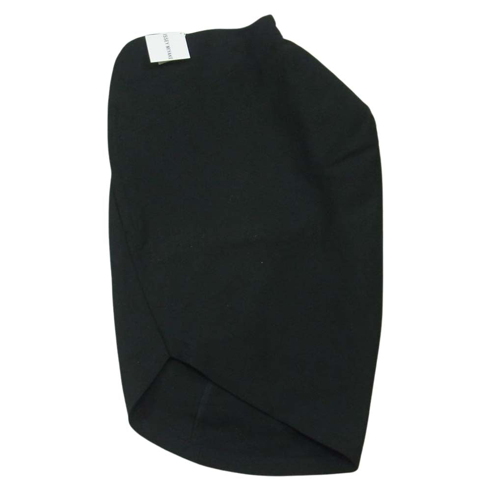 ISSEY MIYAKE イッセイミヤケ 23SS IM31-FG545-15 TORSO SKIRT 変形 トルソー スリット スカート ブラック系 2【極上美品】【中古】