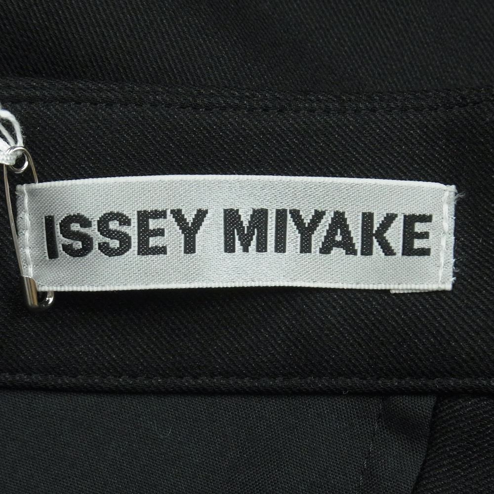 ISSEY MIYAKE イッセイミヤケ 23SS IM31-FG545-15 TORSO SKIRT 変形 トルソー スリット スカート ブラック系 2【極上美品】【中古】