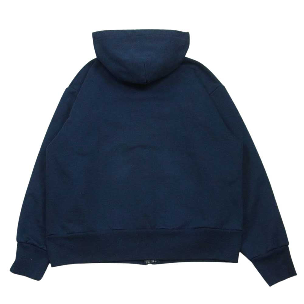 キャンバー USA製 90s ヴィンテージ CHILL BUSTER ZIPPER HOODED チルバスター ジップ パーカー ネイビー系 M【中古】
