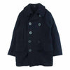 Buzz Rickson's バズリクソンズ BR14146 PEA COAT LONG MODEL WOOL LINING NAVAL CLOTHING FACTORY ピーコート ダークネイビー系 36【中古】