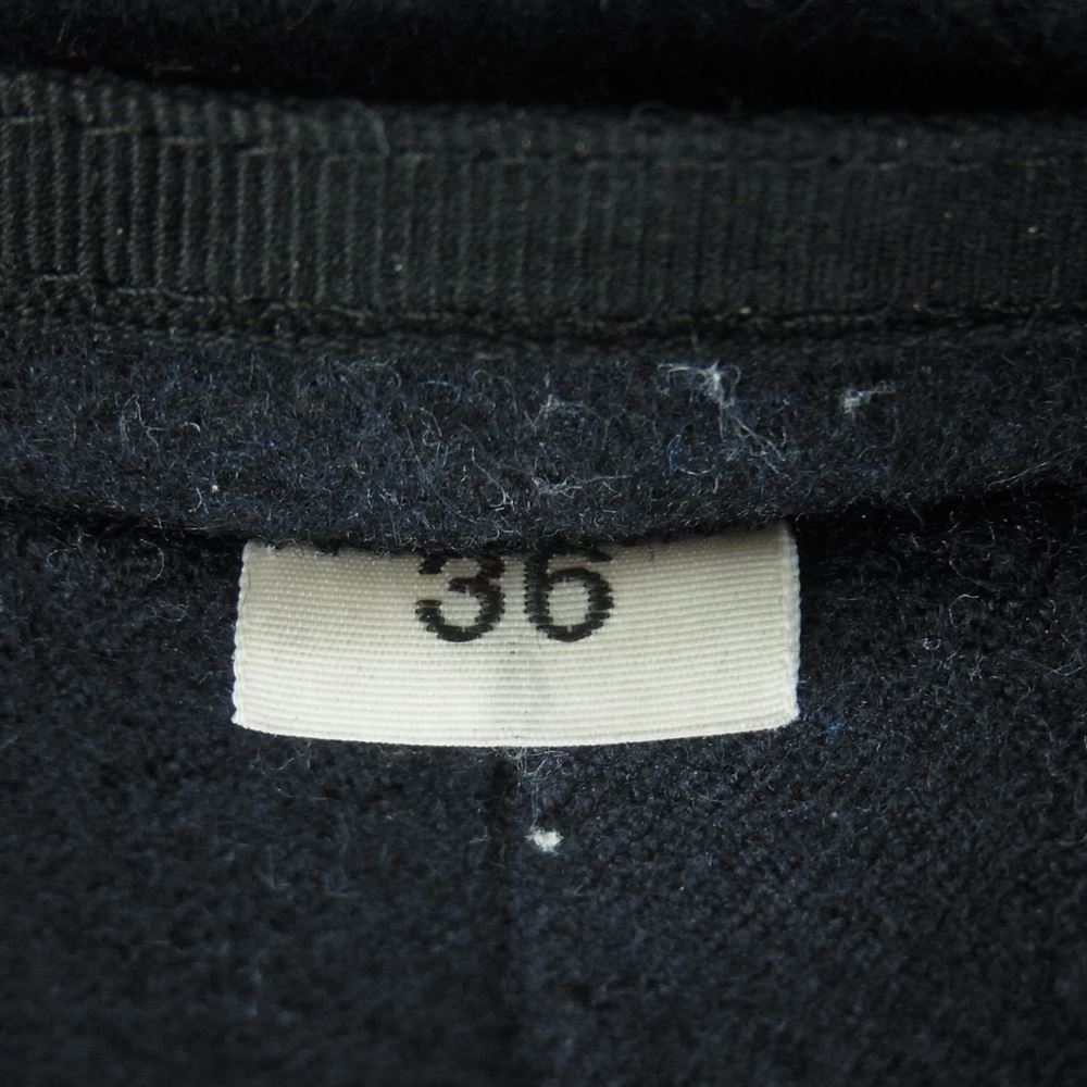 Buzz Rickson's バズリクソンズ BR14146 PEA COAT LONG MODEL WOOL LINING NAVAL CLOTHING FACTORY ピーコート ダークネイビー系 36【中古】
