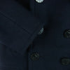 Buzz Rickson's バズリクソンズ BR14146 PEA COAT LONG MODEL WOOL LINING NAVAL CLOTHING FACTORY ピーコート ダークネイビー系 36【中古】
