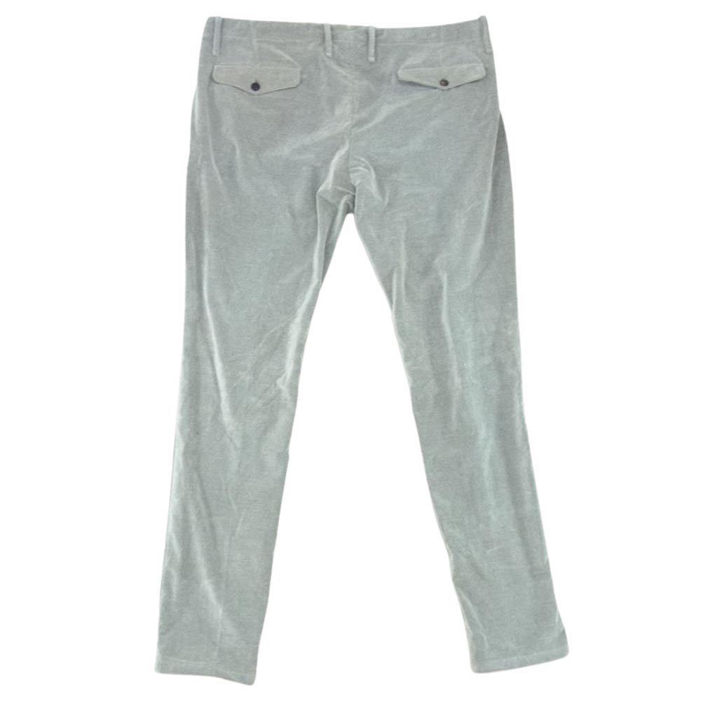 Emporio Armani エンポリオ・アルマーニ 11P59S 1タック ストレッチ コーデュロイ トラウザー パンツ グレー系 01【新古品】【未使用】【中古】