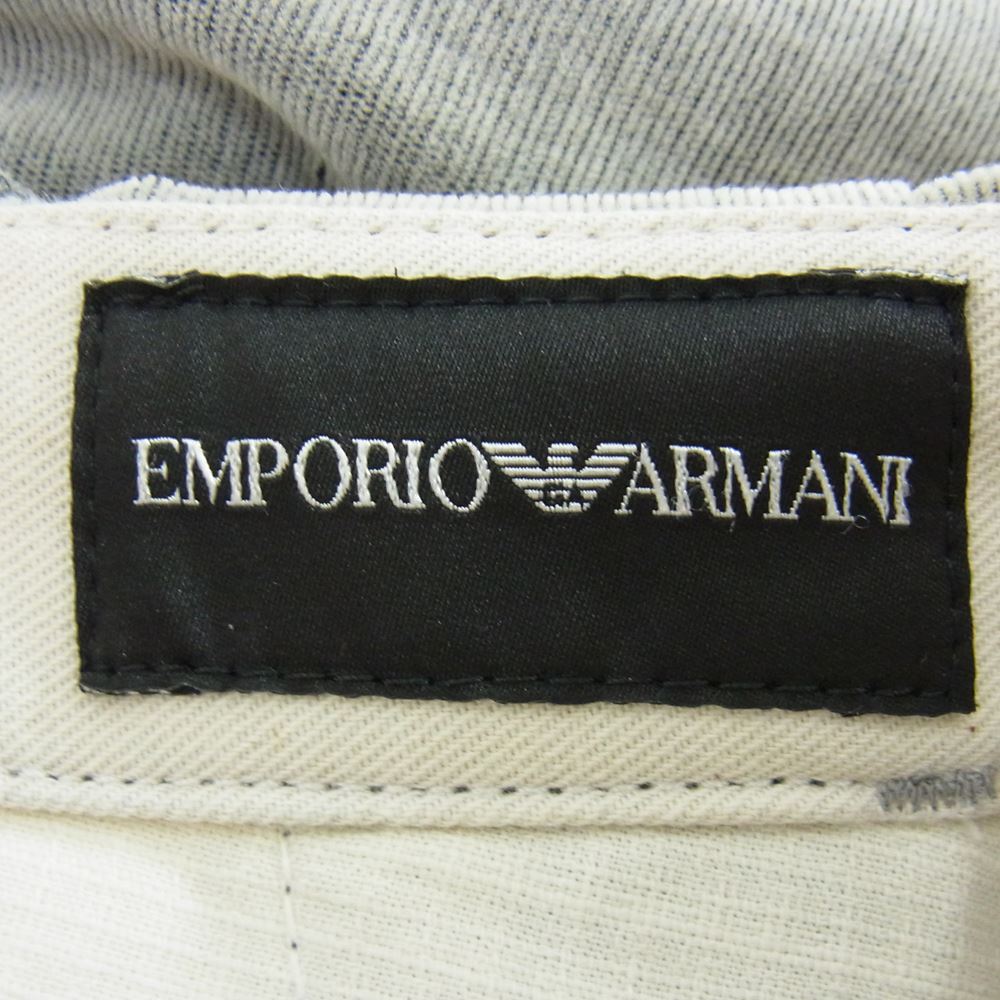 Emporio Armani エンポリオ・アルマーニ 11P59S 1タック ストレッチ コーデュロイ トラウザー パンツ グレー系 01【新古品】【未使用】【中古】
